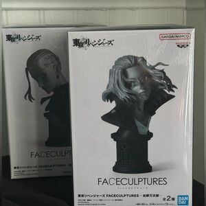 Tokyo revengers faceculpture figures